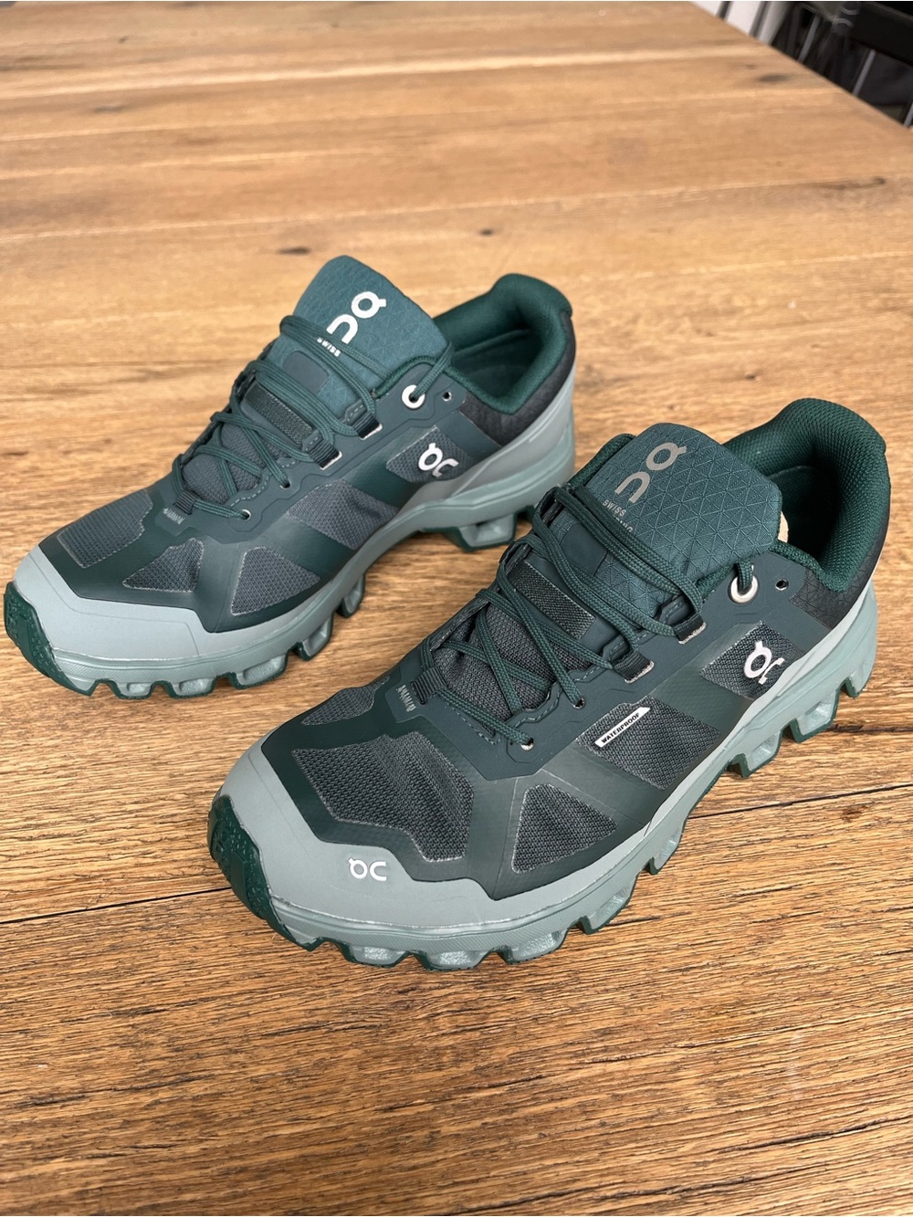 Size 7.5W On Cloud Cloudventure Waterproof Juniper / Sea 22.99616 - Picture 3 of 10